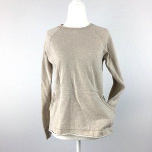 RVCA tan pullover crew neck sweatshirt Sz XS